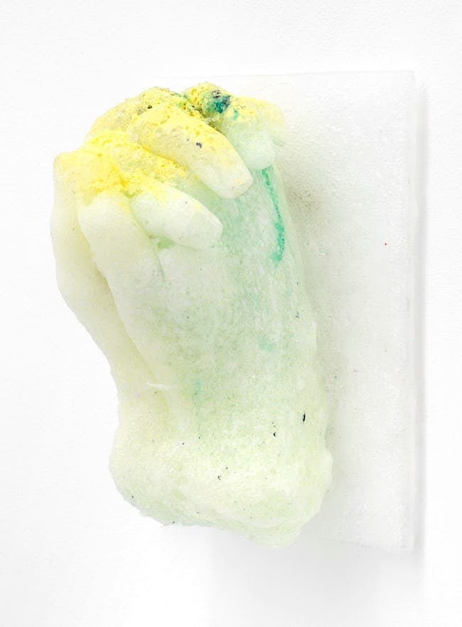 Shroom Cloud Hands (Yellow) , 2014
Polyurethane, acrylic print
8.5 x 5 x 3.5 inches