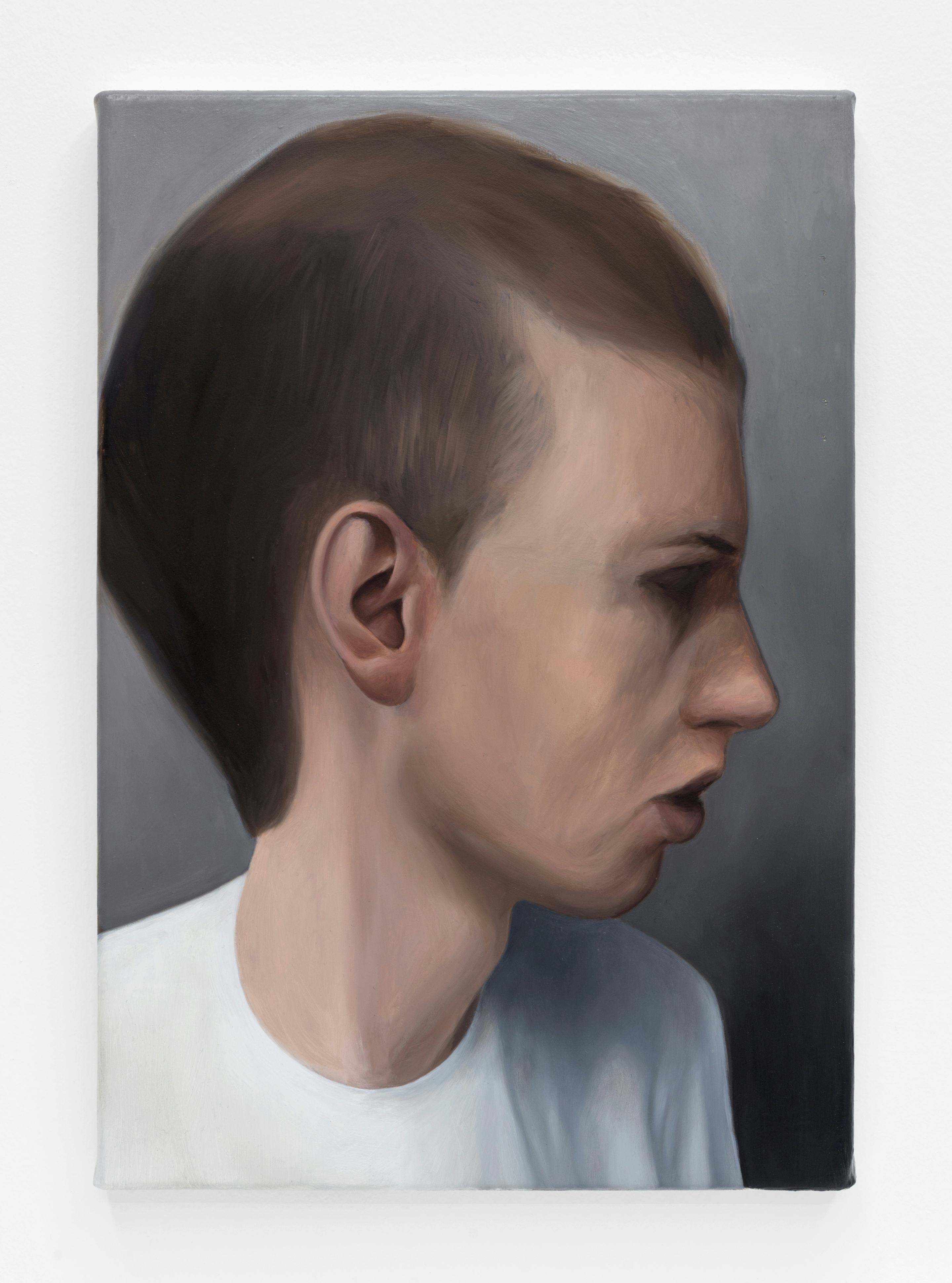 Portrait of A Young Man #7, 2023 

Oil on canvas

13.8h x 9.4w inches (35h x 24w cm)