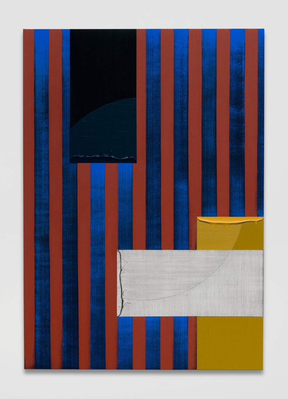 Alex Olson
Sightlines (4) (2018)
Oil and modeling paste on canvas
51h × 36w inches (129.54h × 91.44w cm)