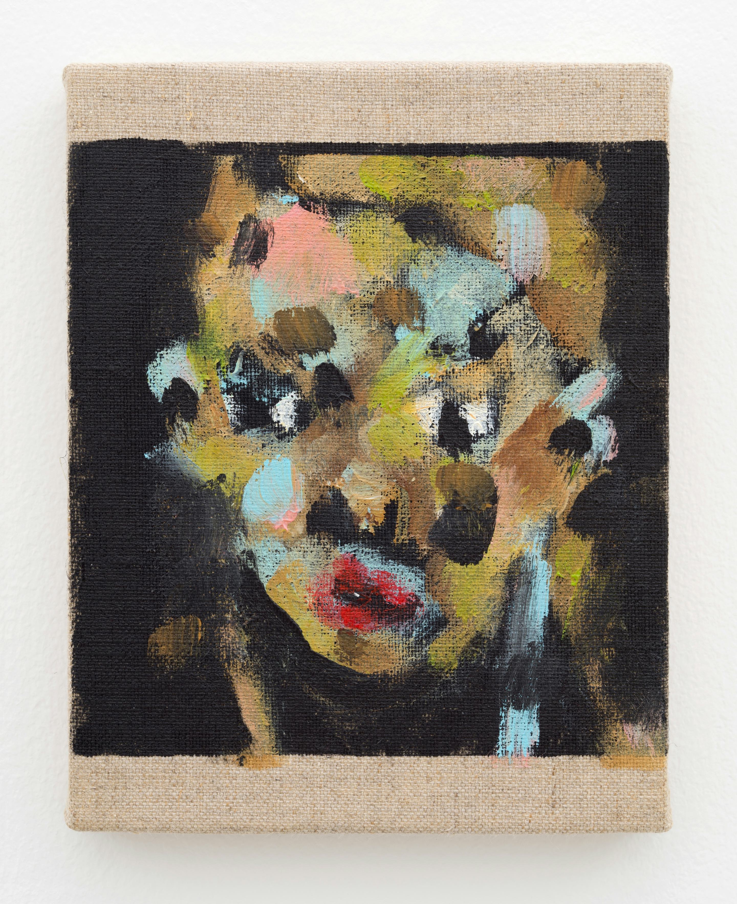 2016 Face 06 (2016)
Acrylic on canvas. 7 x 5.5 inches, 18 x 14 cm